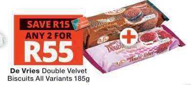 De Vries Double Velvet Biscuits
