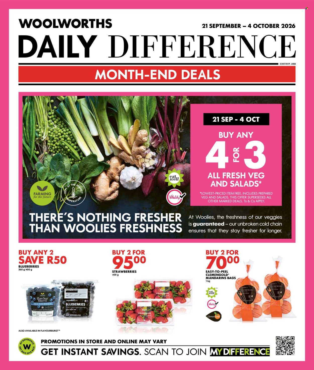 Woolworths specials - 21/09/2026 - 04/10/2026. Page 1