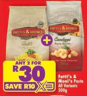 Fatti's & Moni's Pasta All Variants 500g