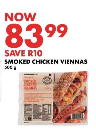 Smoked Chicken Viennas