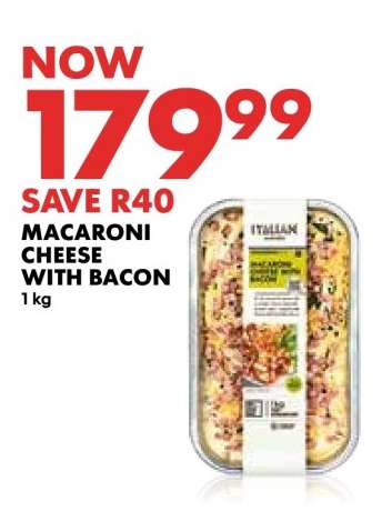 Macaroni Cheese with Bacon