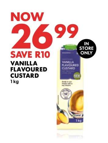 Vanilla Flavoured Custard