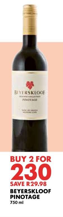 BEYERSKLOOF Pinotage