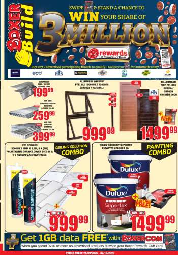 Boxer catalogue  - 21/09/2026 - 07/10/2026.