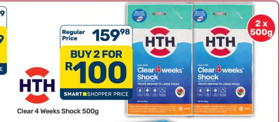 HTH Clear 4 Weeks Shock 500g