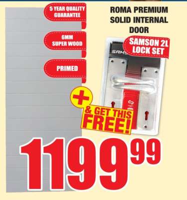 ROMA PREMIUM SOLID INTERNAL DOOR