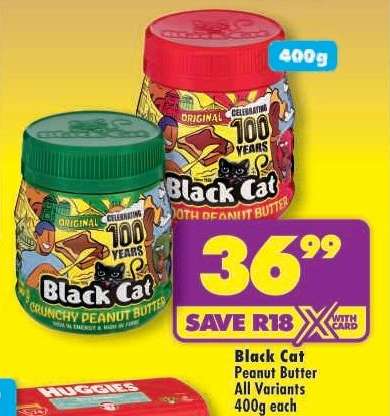 BLACK CAT PEANUT BUTTER