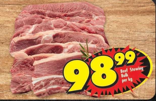 Beef Stewing Bulk per kg