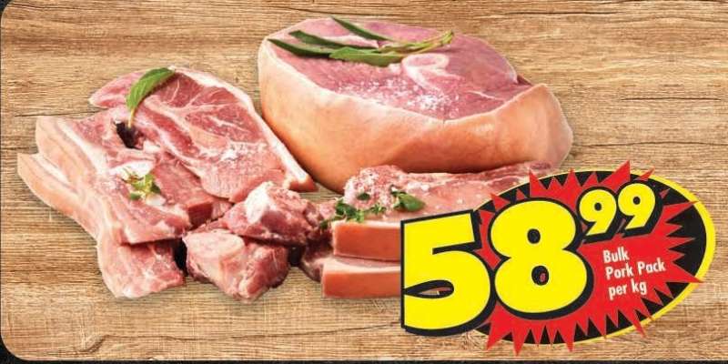 BULK PORK PACK per kg