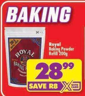 ROYAL BAKING POWDER REFILL 200g