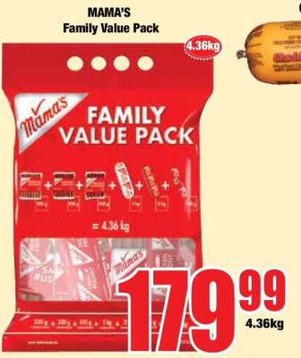 MAMA'S Family Value Pack