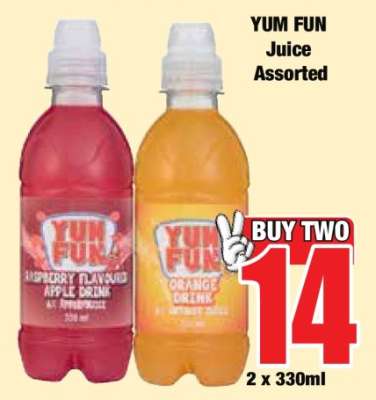 YUM FUN Juice Assorted