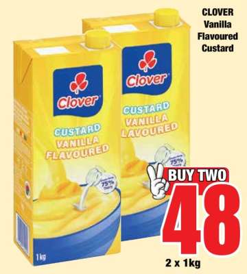CLOVER Vanilla Flavoured Custard