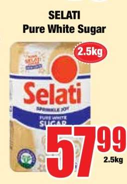 Selati Pure White Sugar