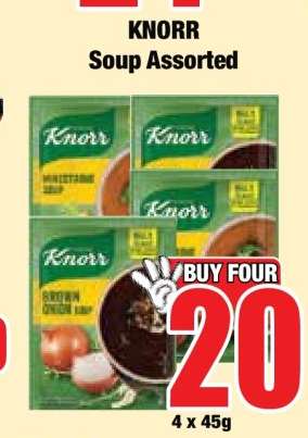 KNORR Soup Assorted
