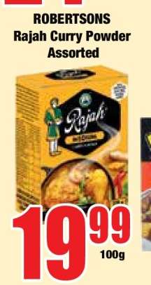 Robertsons Rajah Curry Powder Assorted