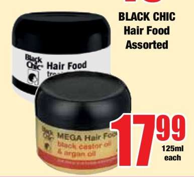 BLACK CHIC Hair Food Assorted