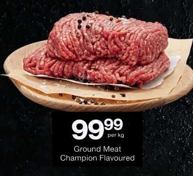 Ground Meat Champion Flavoured