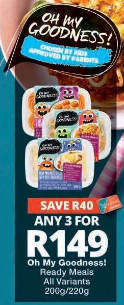 Oh My Goodness! Ready Meals