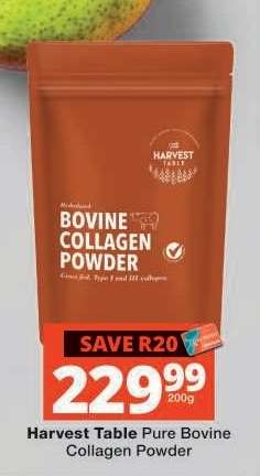 Harvest Table Pure Bovine Collagen Powder