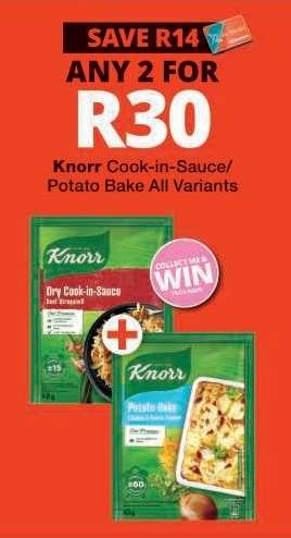 Knorr Cook-in Sauce/Potato Bake All Variants