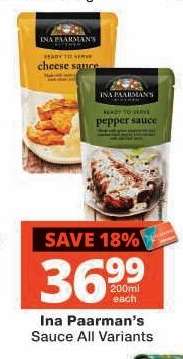 Ina Paarman's Sauce All Variants