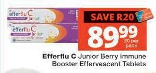Effeflu C Junior Berry Immune Booster Effervescent Tablets