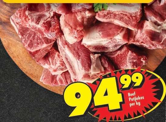BEEF POTJIEKOS per kg