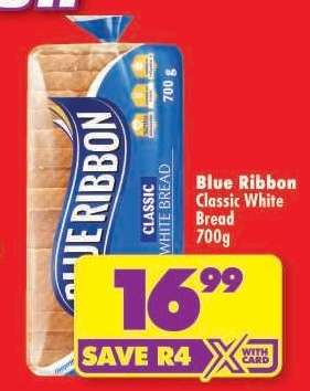 Blue Ribbon Classic White Bread 700g