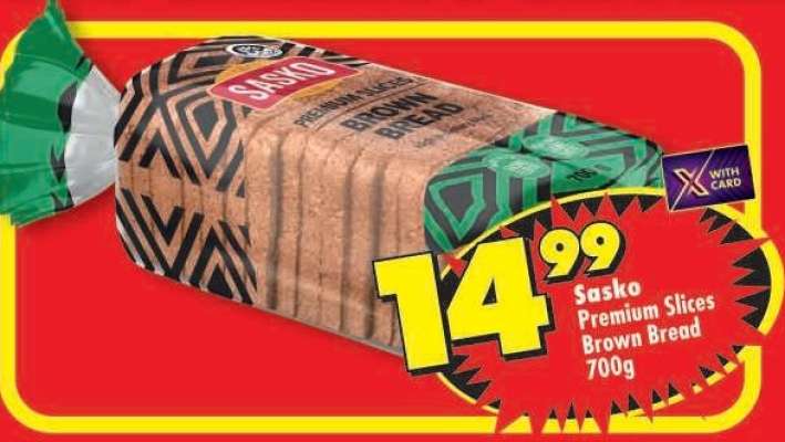Sasko Premium Slices Brown Bread 700g