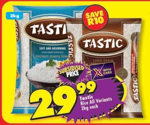 Tastic Rice All Variants 2kg each