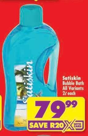 Satiskin Bubble Bath