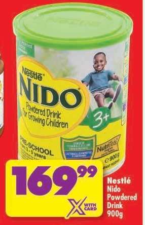 NESTLÉ NIDO POWDERED DRINK 900g