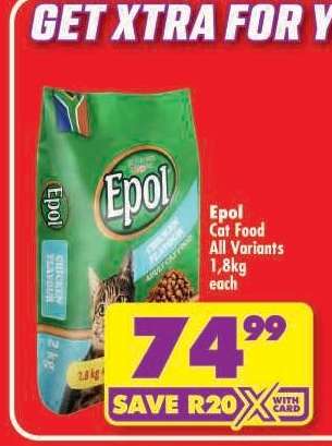 Epol Cat Food All Variants 1,8kg