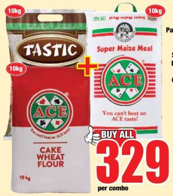 ACE Cake Wheat Flour + ACE Super Maize Meal