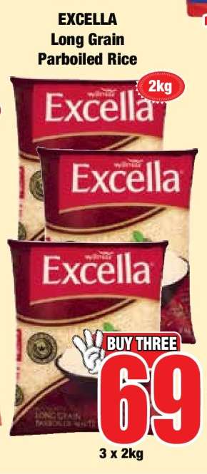 Excella Long Grain Parboiled Rice