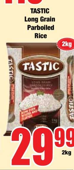 Tastic Long Grain Parboiled Rice