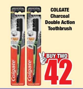 COLGATE Charcoal Double Action Toothbrush