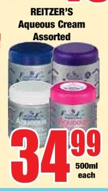 REITZER’S Aqueous Cream Assorted