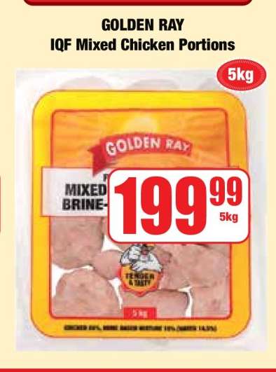 GOLDEN RAY IQF Mixed Chicken Portions