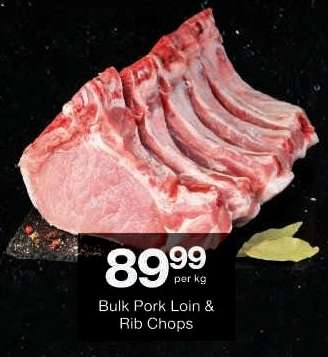 Bulk Pork Loin/Rib Chops