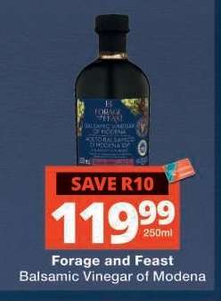Forage and Feast Balsamic Vinegar of Modena