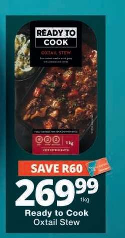 Ready to Cook Oxtail Stew