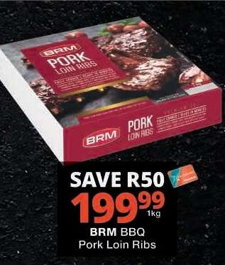 BRM BBQ Pork Loin Ribs