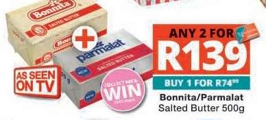 Bonnita/Parmalat Salted Butter 500g