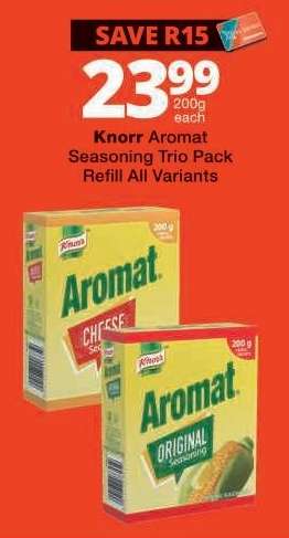 Knorr Aromat Seasoning Trio Pack Refill All Variants