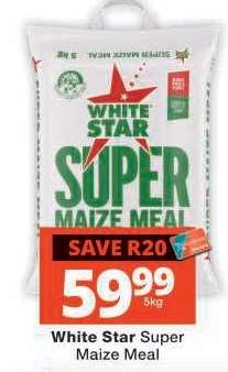 WHITE STAR SUPER MAIZE MEAL