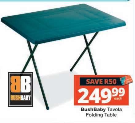 BUSHBABY TAVOLA FOLDING TABLE