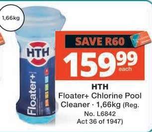 HTH Floater+ Chlorine Pool Cleaner