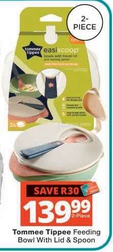 Tommee Tippee Feeding Bowl with Lid & Spoon